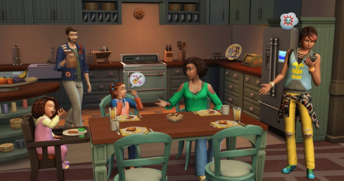 Screenshot of sims 4