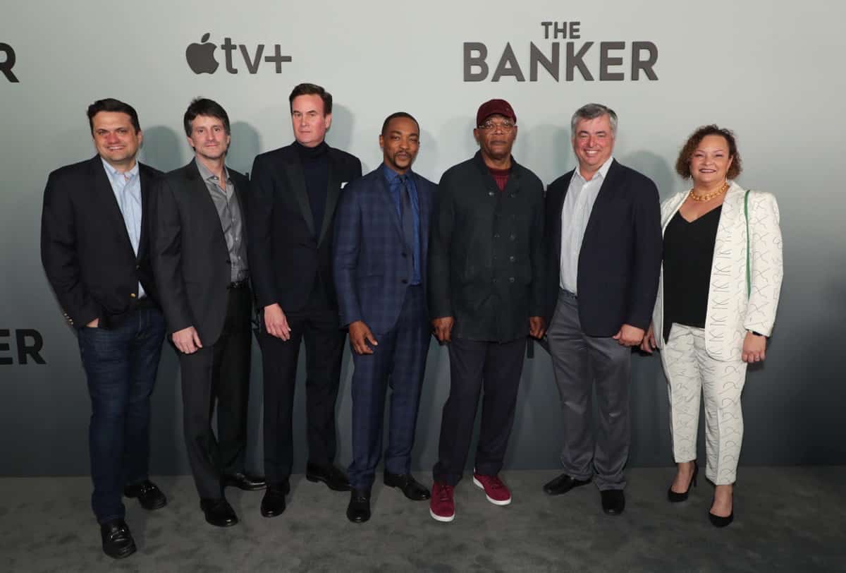 Cast of Apple TV+ film the banker