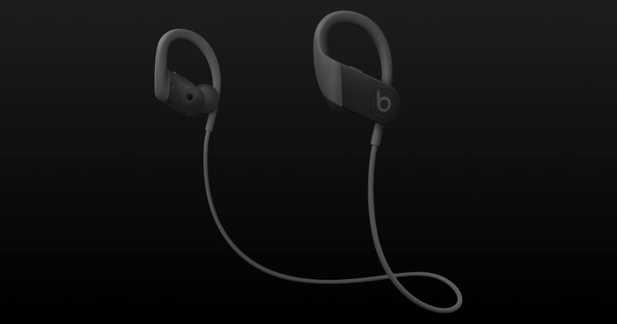 Image of black powerbeats 4