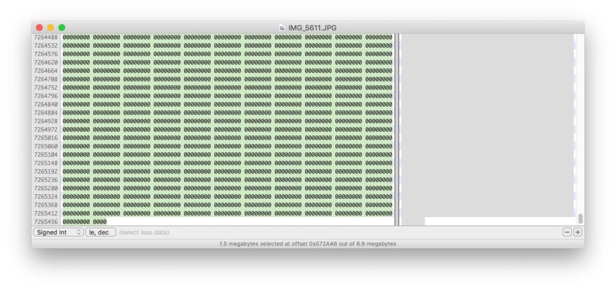 macOS Image Capture bug showing empty data