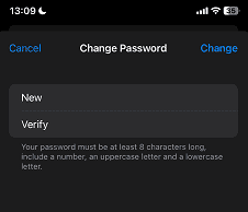 change password 2