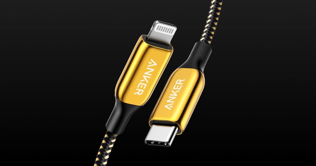 Anker Debuts 24K Gold USB-C to Lightning Cable