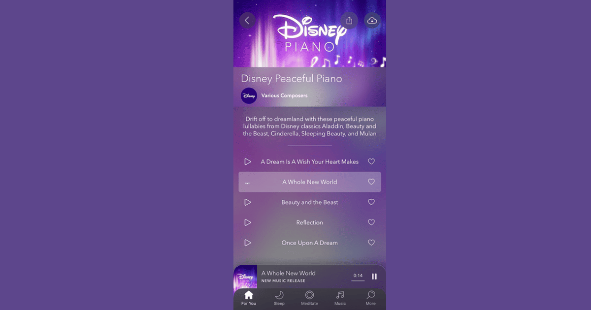 Calm App Adds Disney Peaceful Piano Music To Help You Relax The Mac Observer