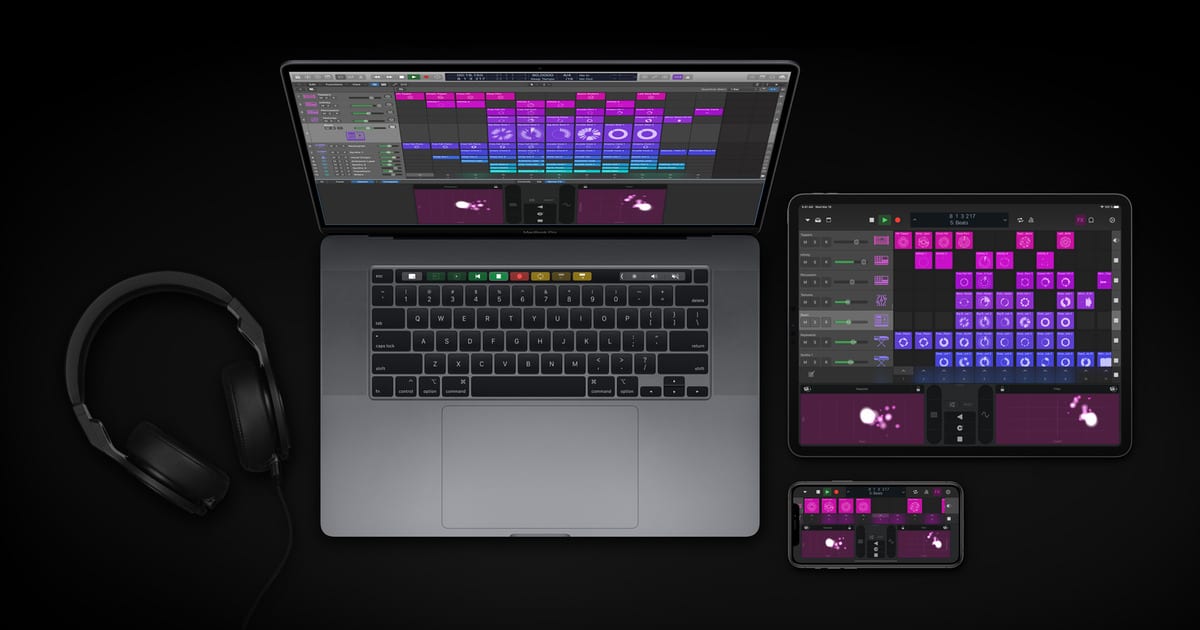 Logic Pro X 10.5 MacBook Pro iPhone iPad