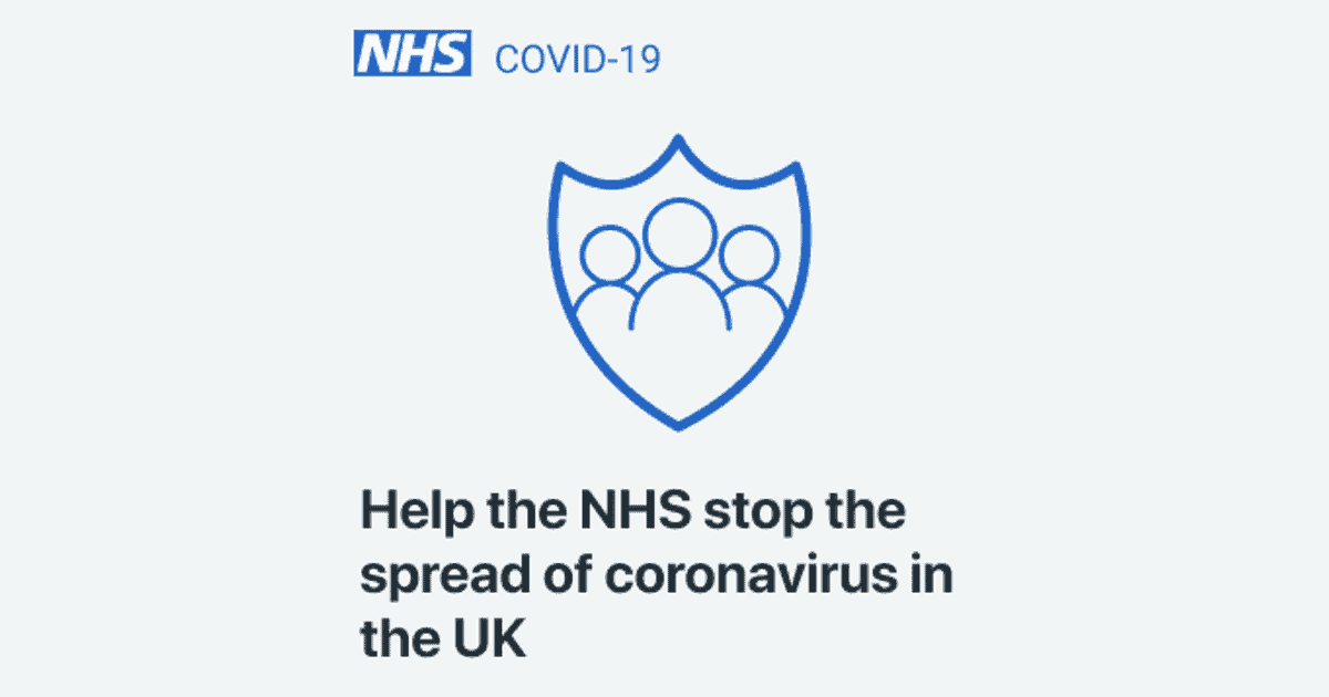 NHS COVID-19 contact tracing app logo