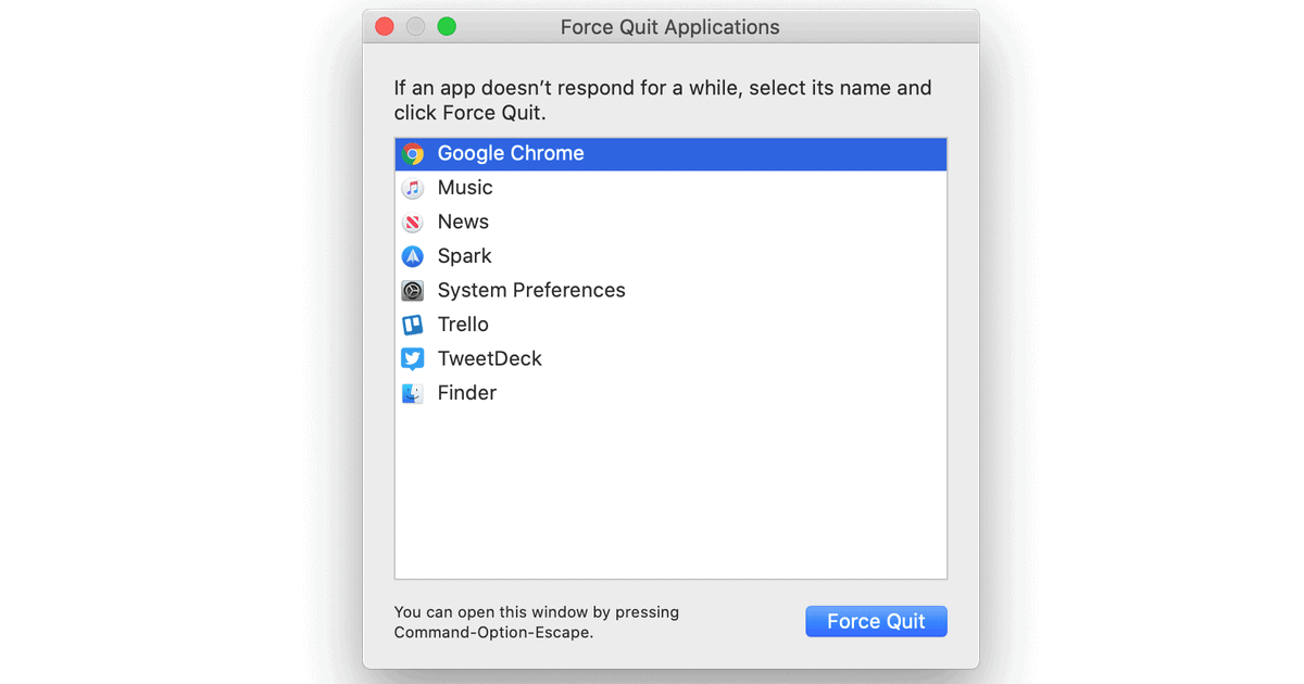 How to Force Quit on a Mac Running macOS Catalina - The Mac Observer