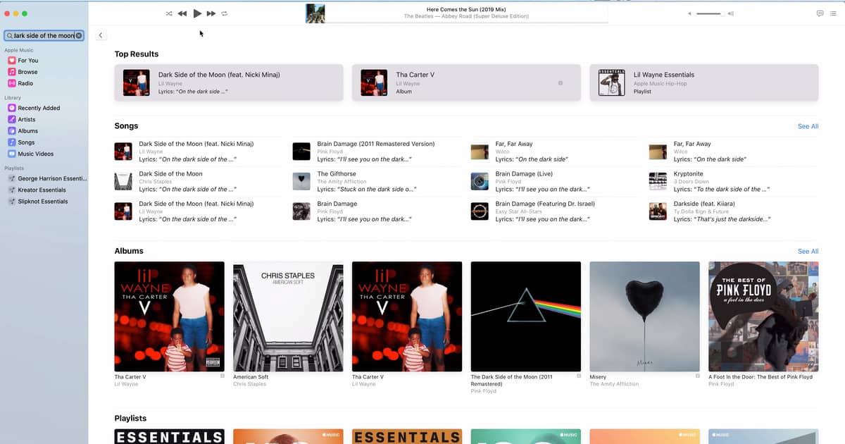 How to Search in Apple Music by Lyrics Not Song Title