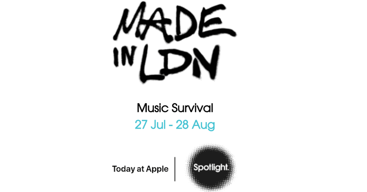 Today At Apple ‘Made in LDN’ Sessions Return For 2020