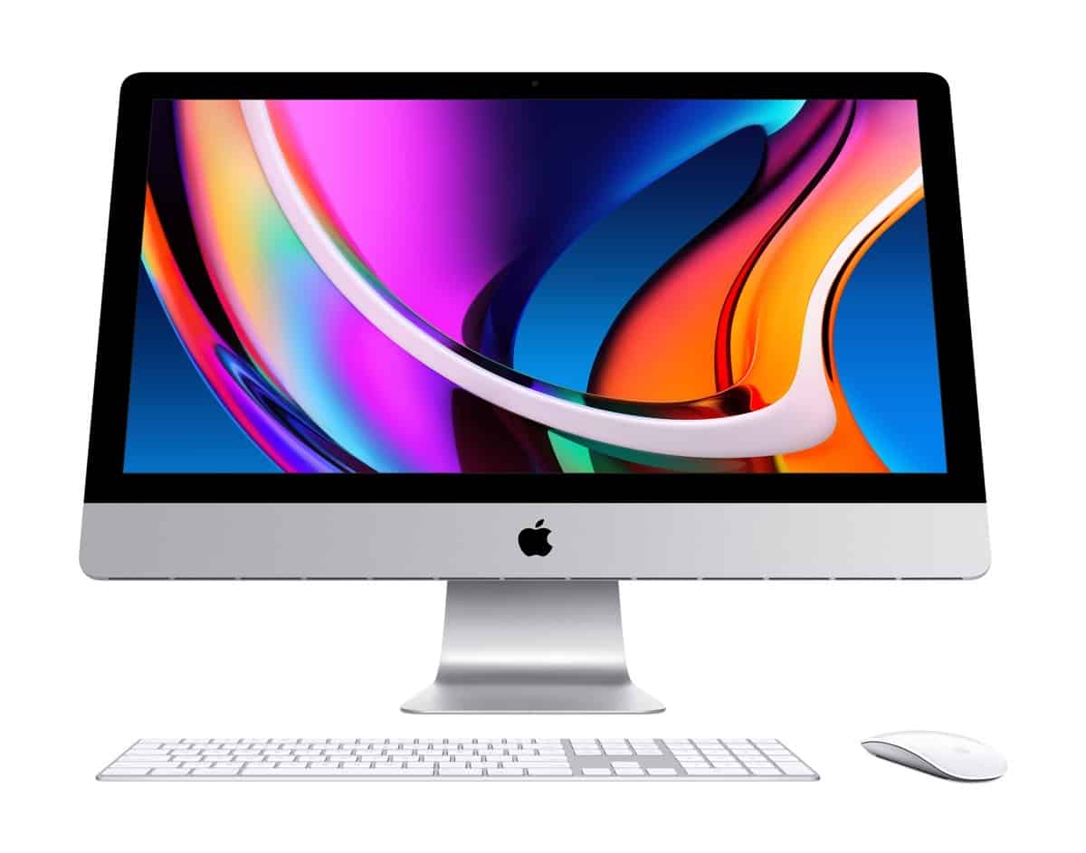 27-inch iMac with keyboard and mouse