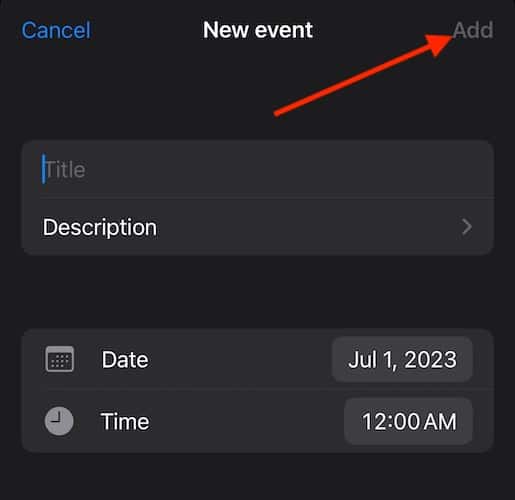 Countdown Widgets iPhone - Add Event Eventime