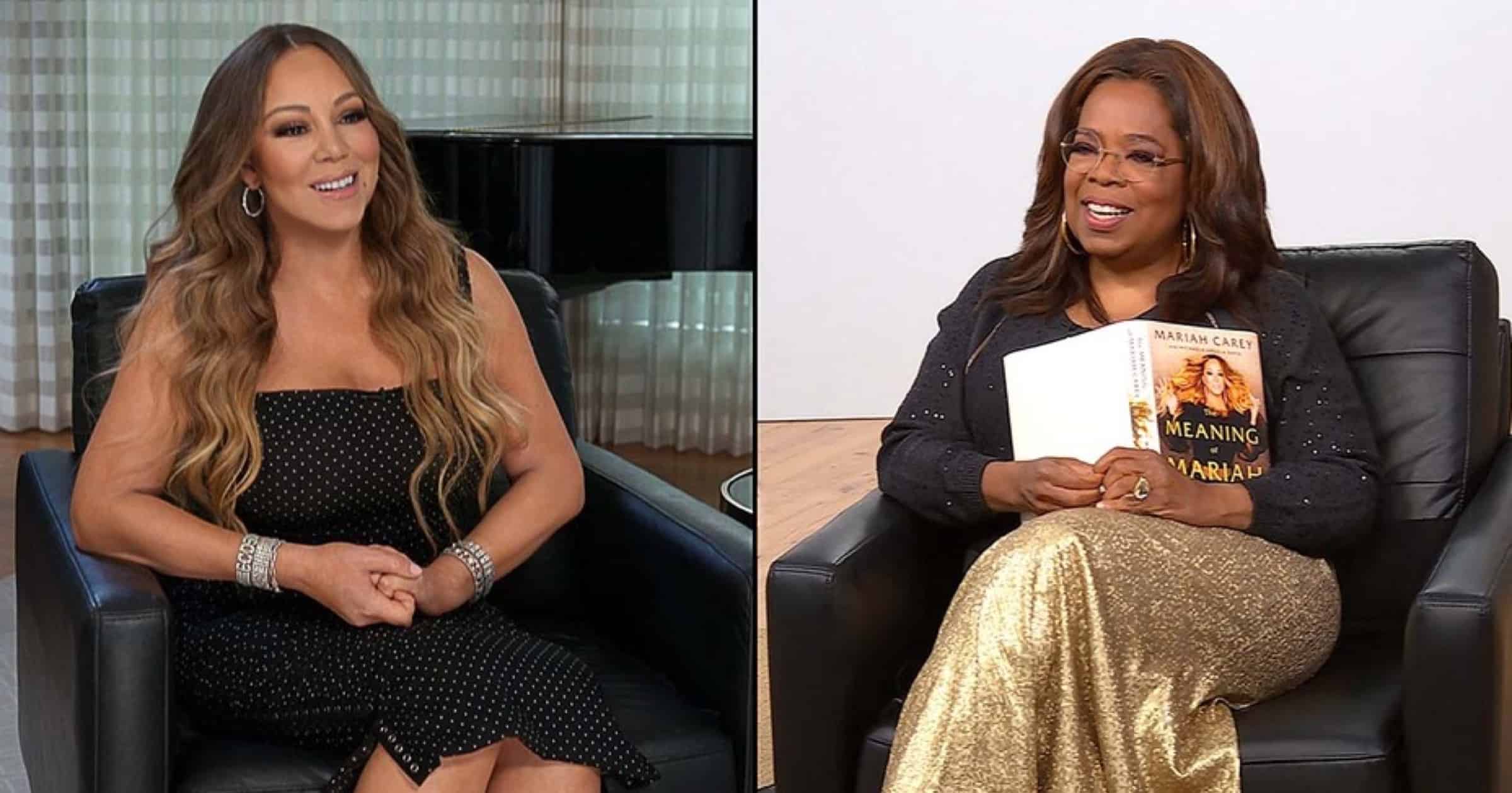 Oprah Winfrey Interviews Mariah Carey for Apple TV+