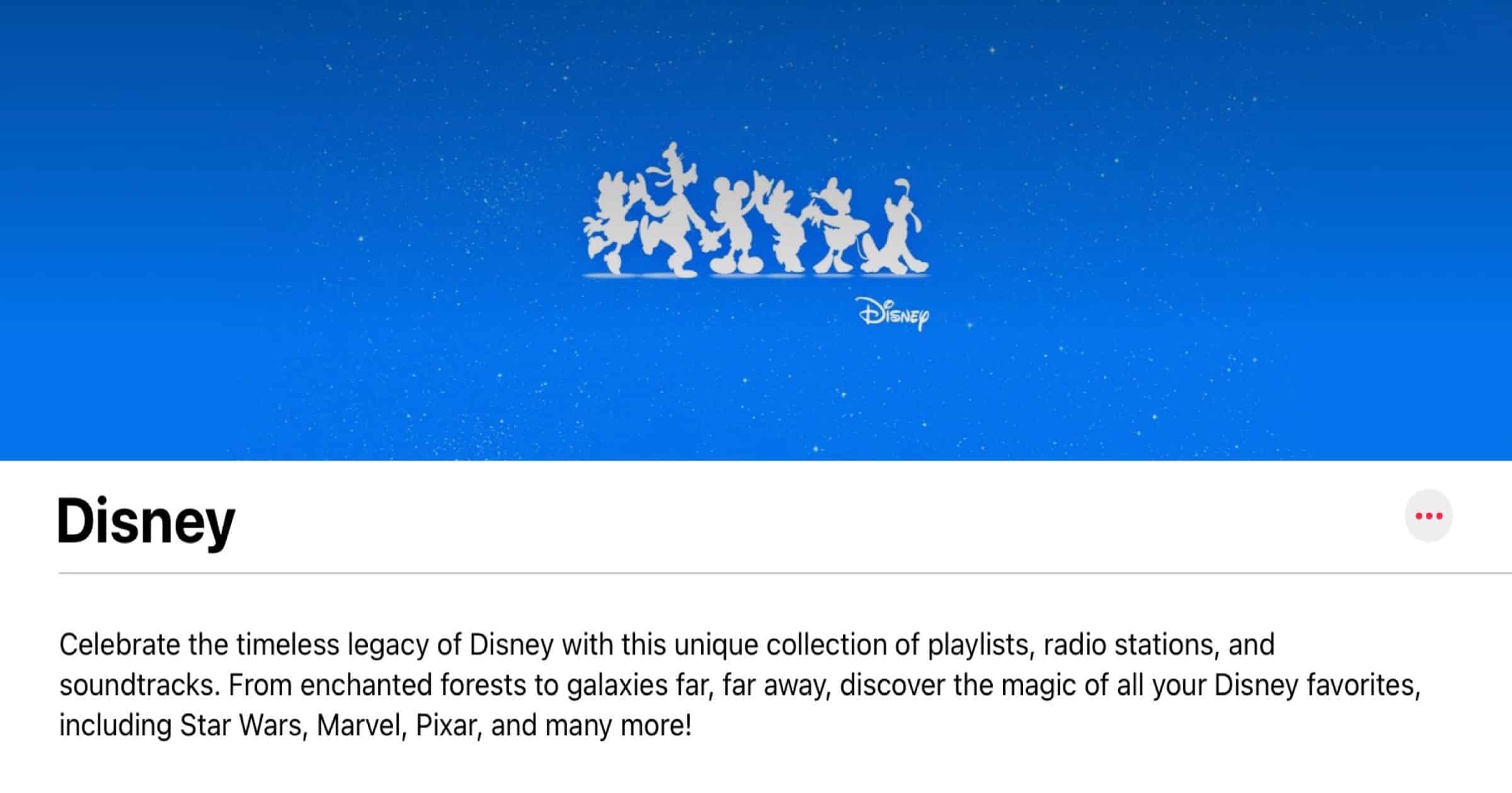 Apple Music has a New Disney Section for Songs