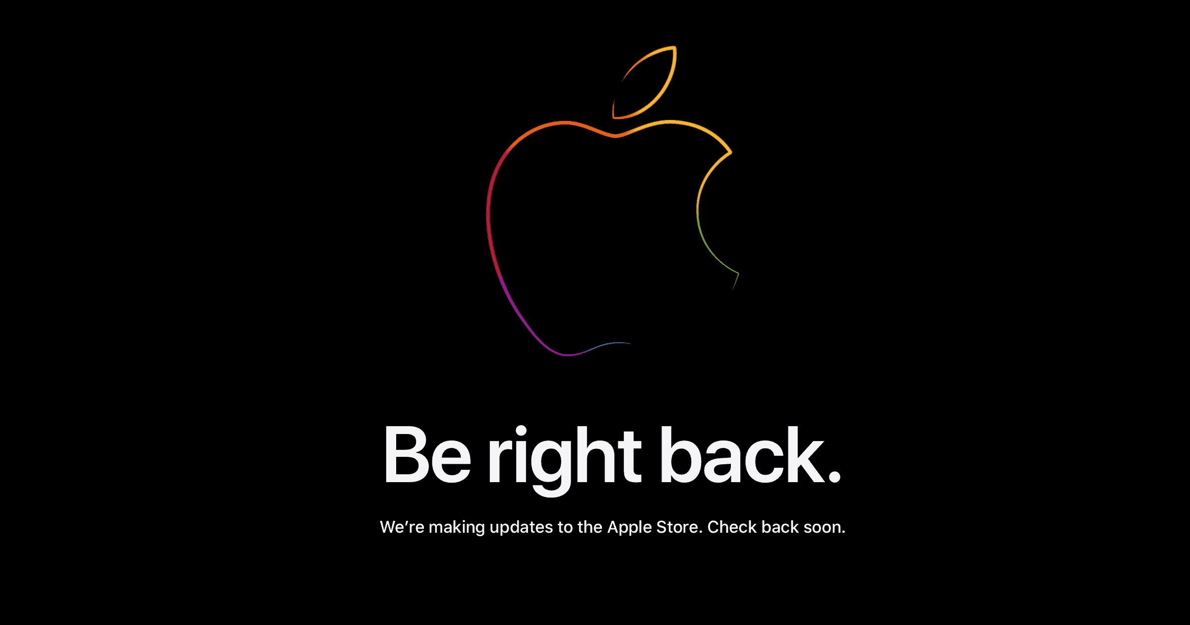 Apple Store down ahead of iPhone 12 event