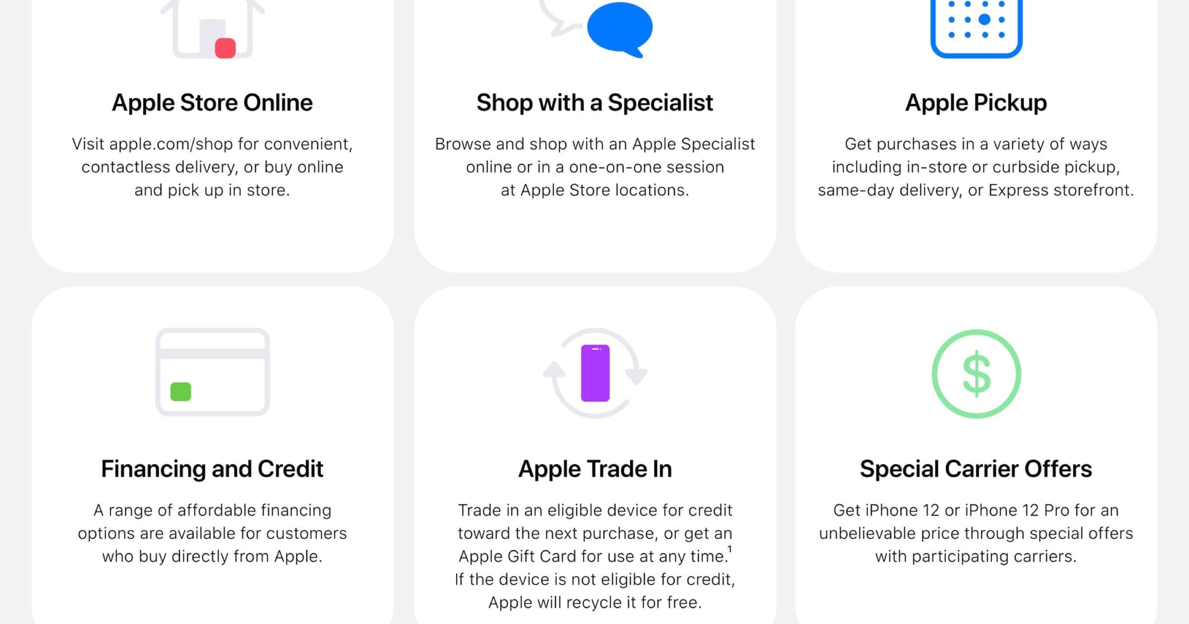 Apple Redesigns the Buying Experience for iPhone 12, iPad Air