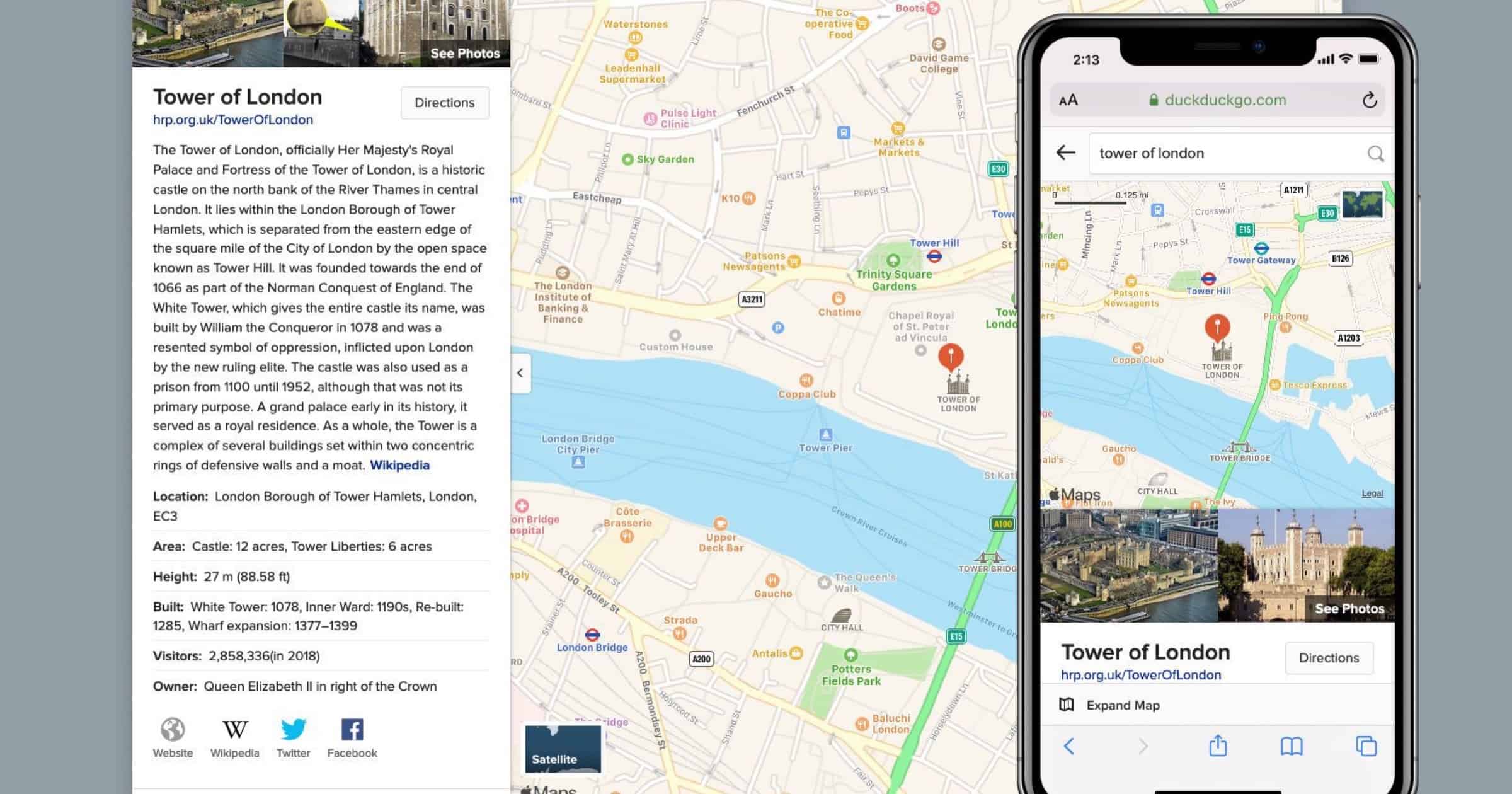 DuckDuckGo Releases Driving, Walking Directions Powered by Apple’s MapKit