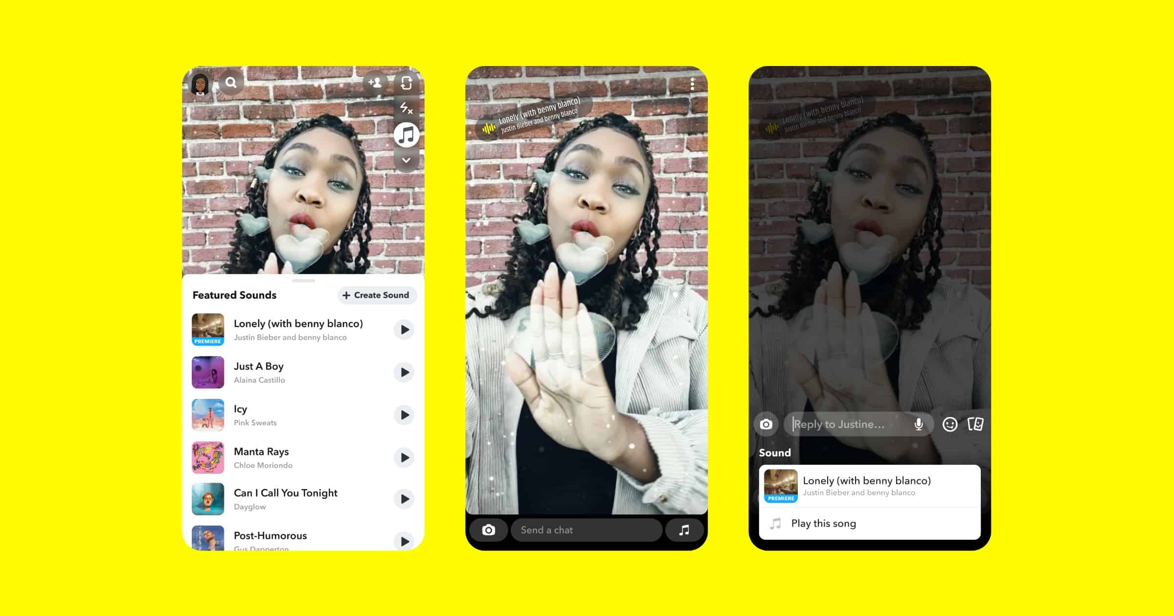 Snapchat Competes With TikTok and Launches ‘Sounds’