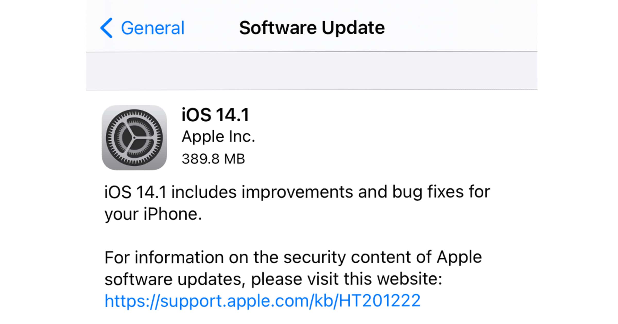 iOS 14.1 And iPadOS 14.1 Now Available