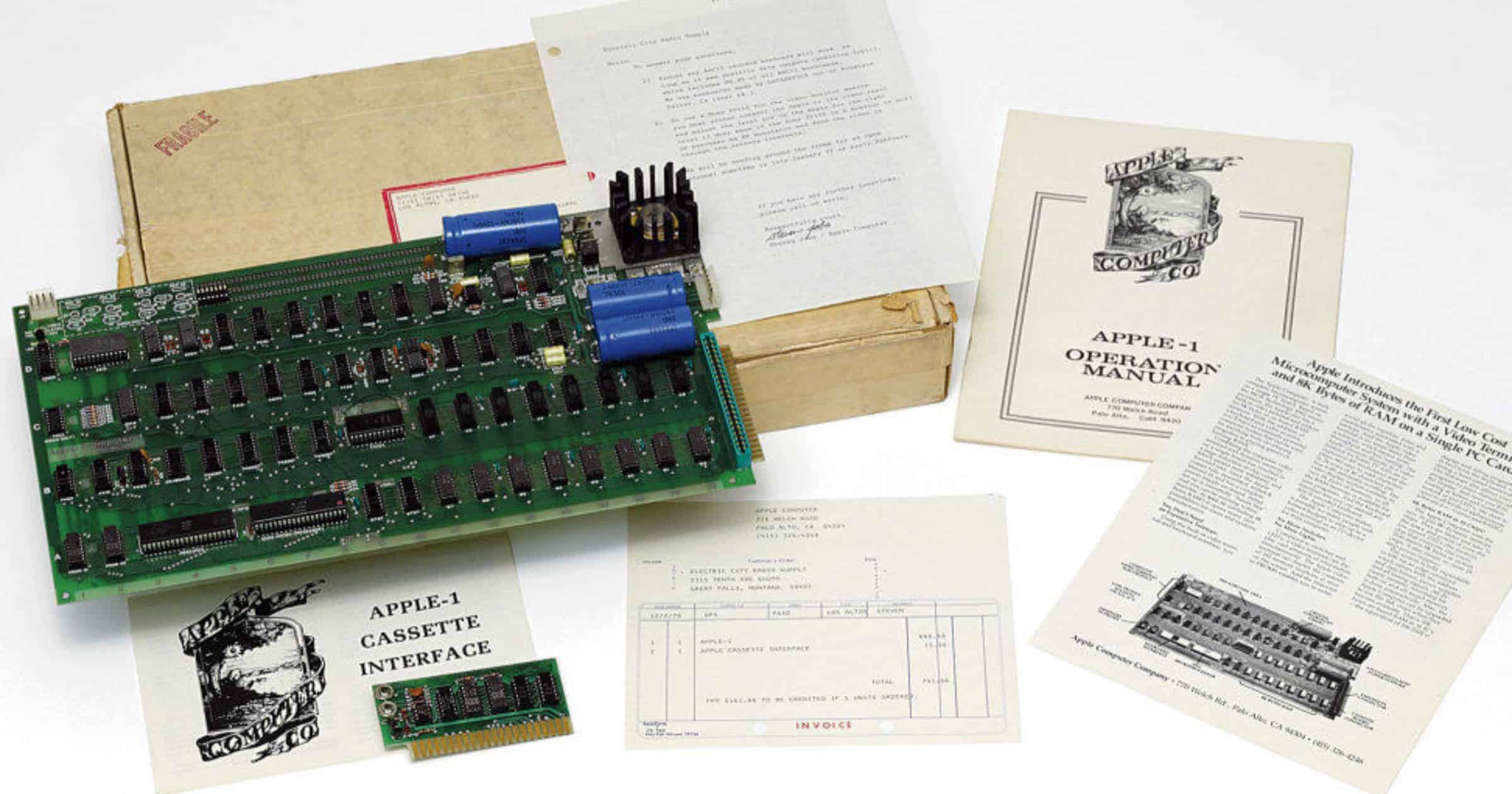 Apple-1 sold at Auction in 2010