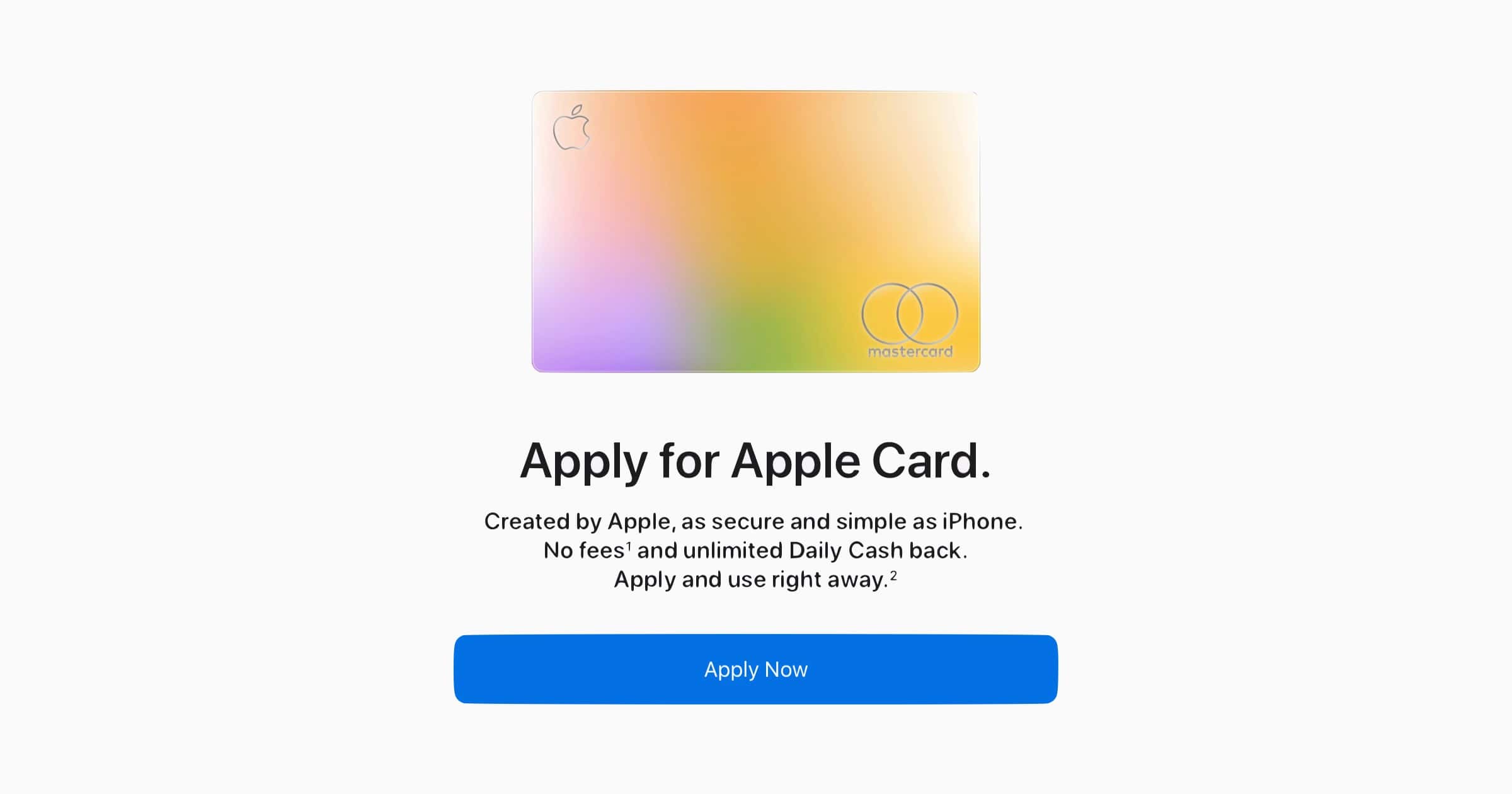 Apple Now Lets You Apply for Apple Card Online