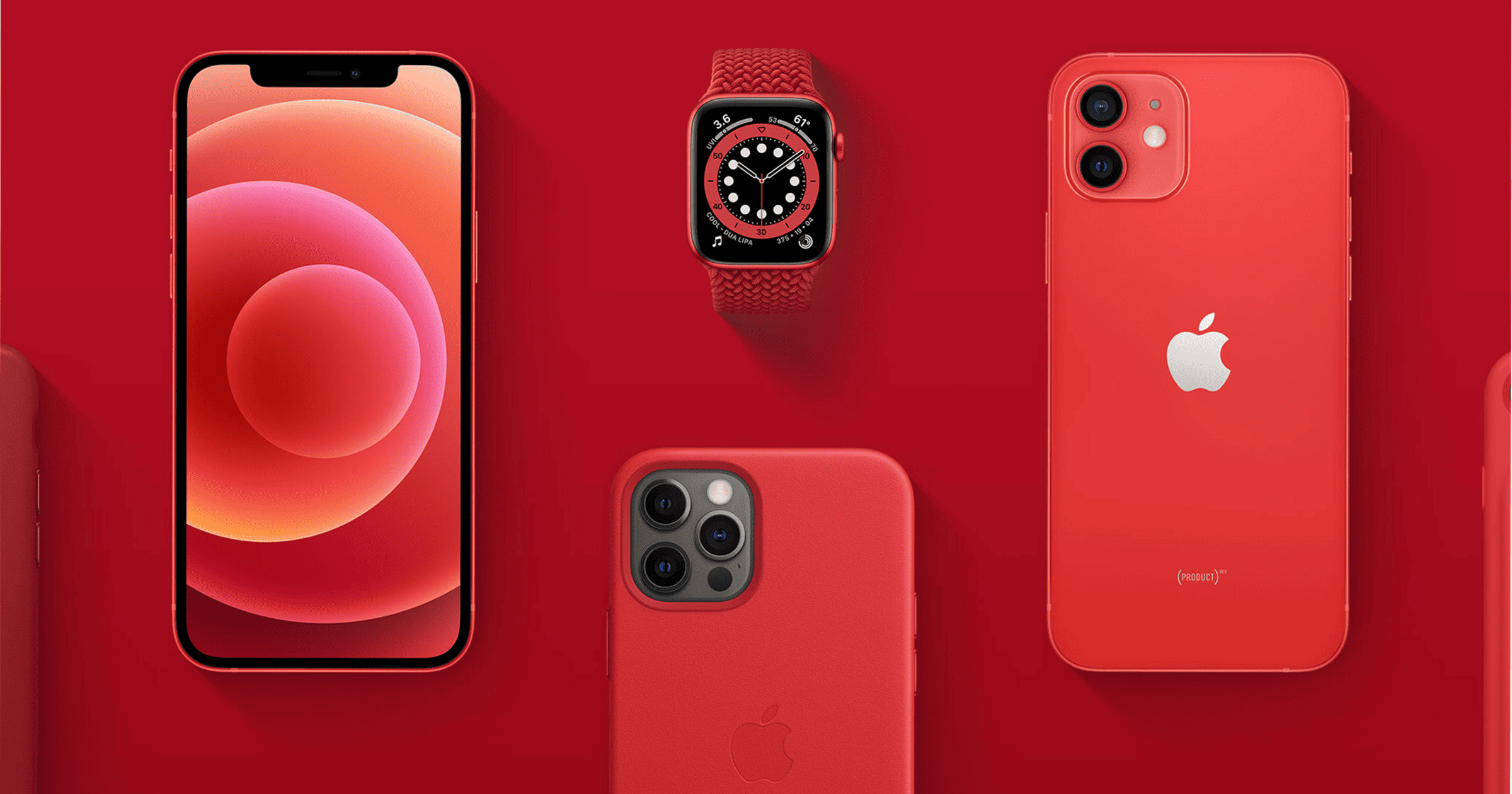 Apple PRODUCT(RED) lineup