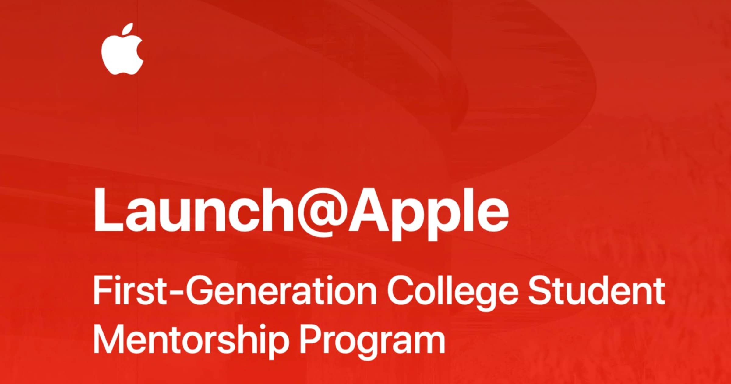 Apple’s New Mentorship Program for First-Gen College Students