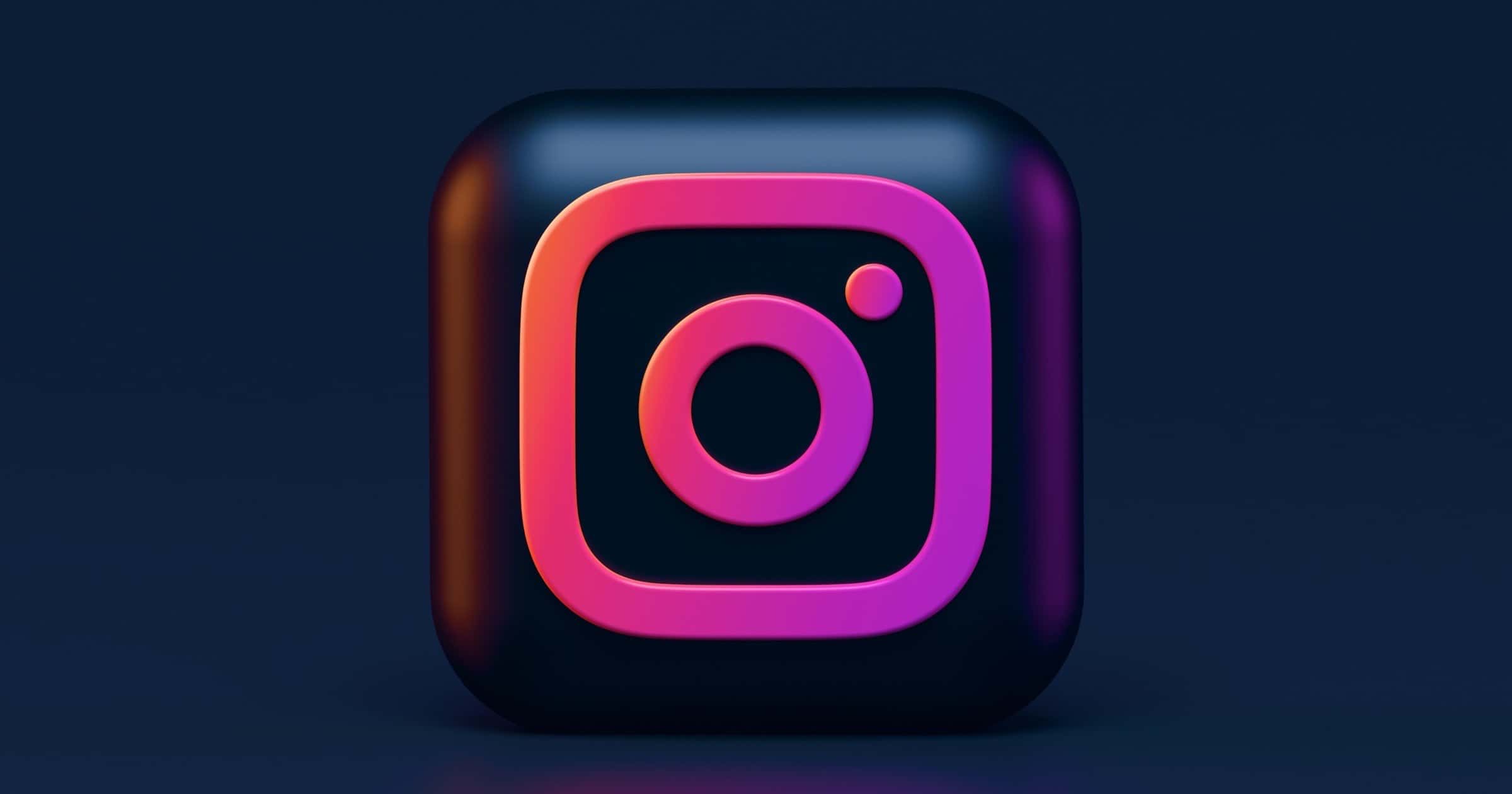 3D Instagram icon