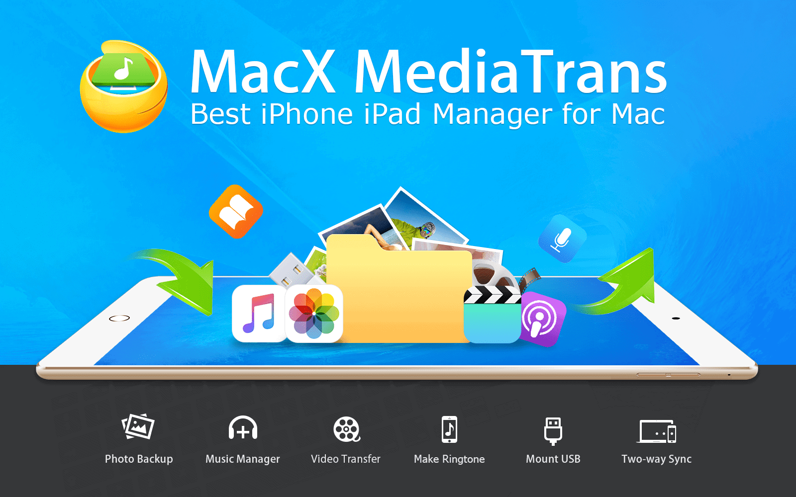How to Transfer Photos, Video, Music between iPhone and Mac [Sponsored by MacX MediaTrans]