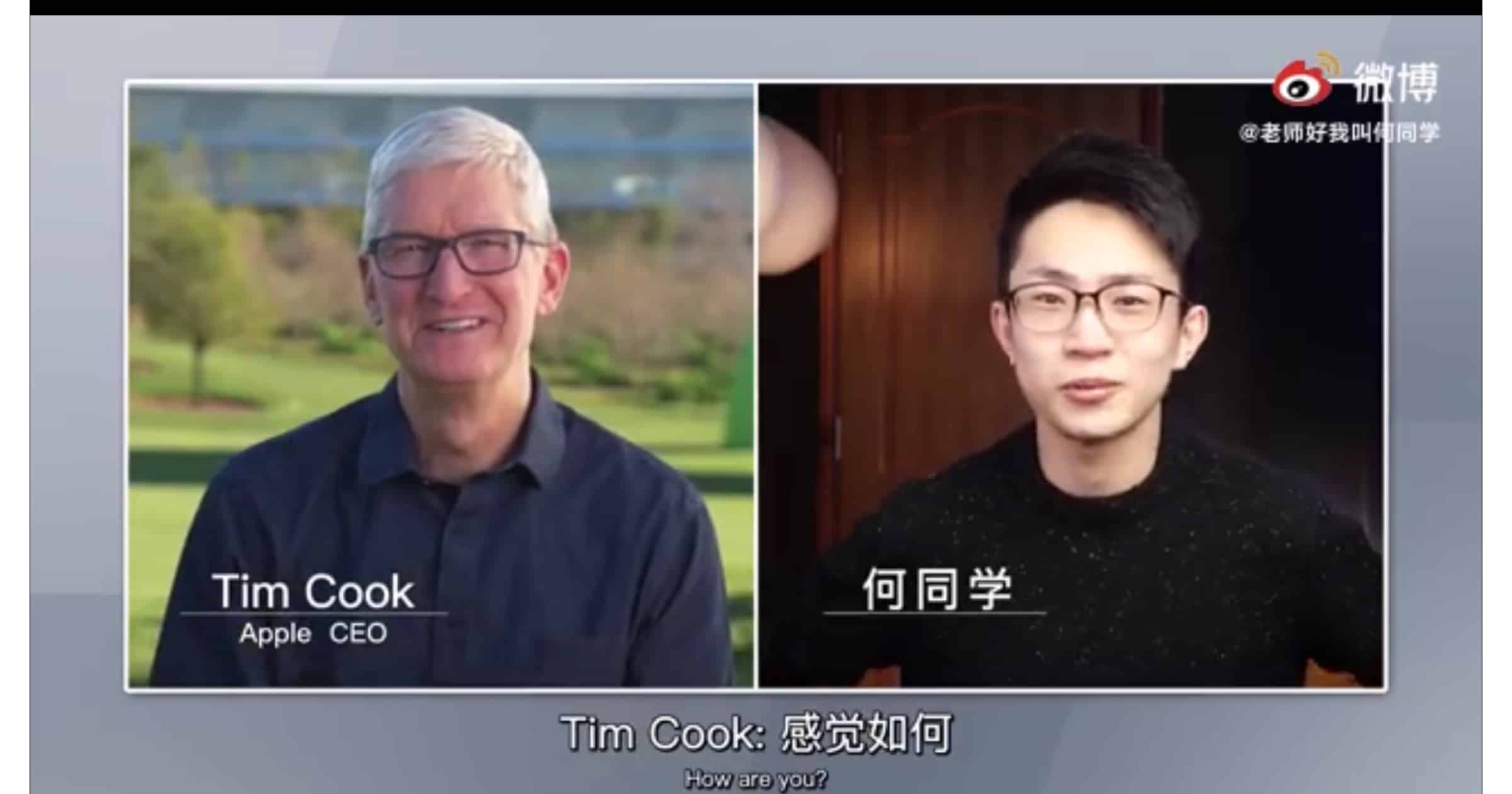 Tim Cook interview on Weibo