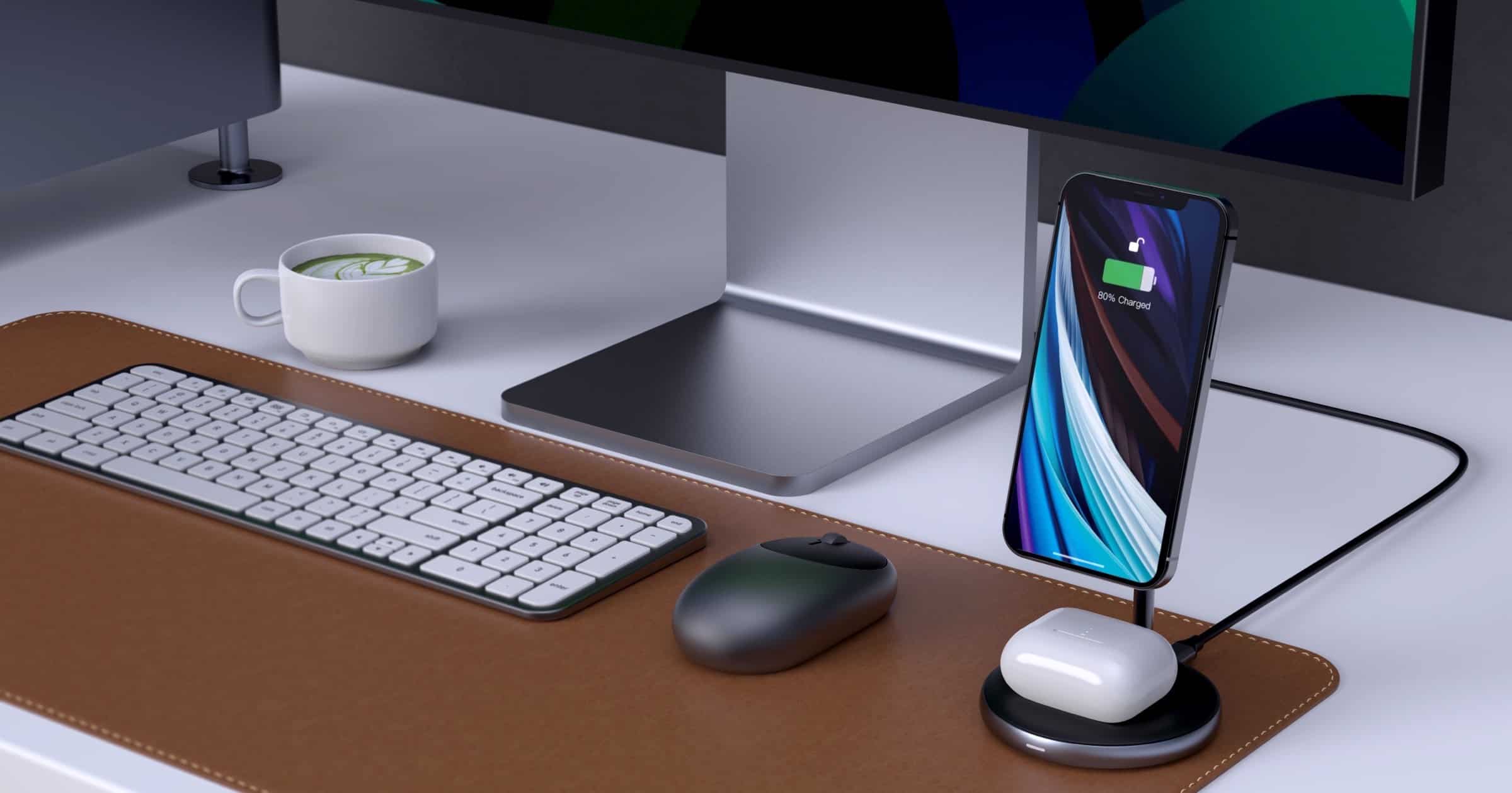 HyperJuice is a New Magnetic Wireless Charging Stand for iPhone 12, AirPods