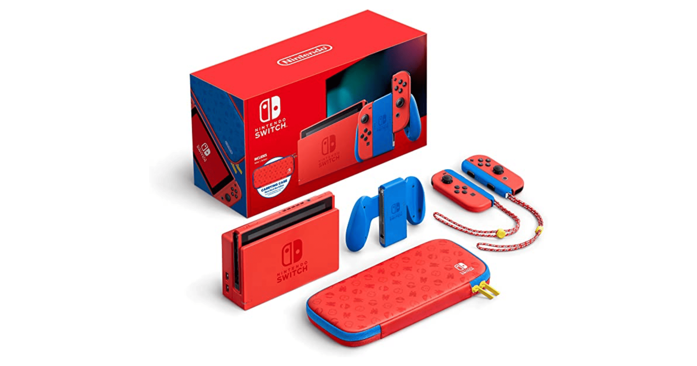 Nintendo Switch – Mario Red And Blue Edition – Available to Order Now
