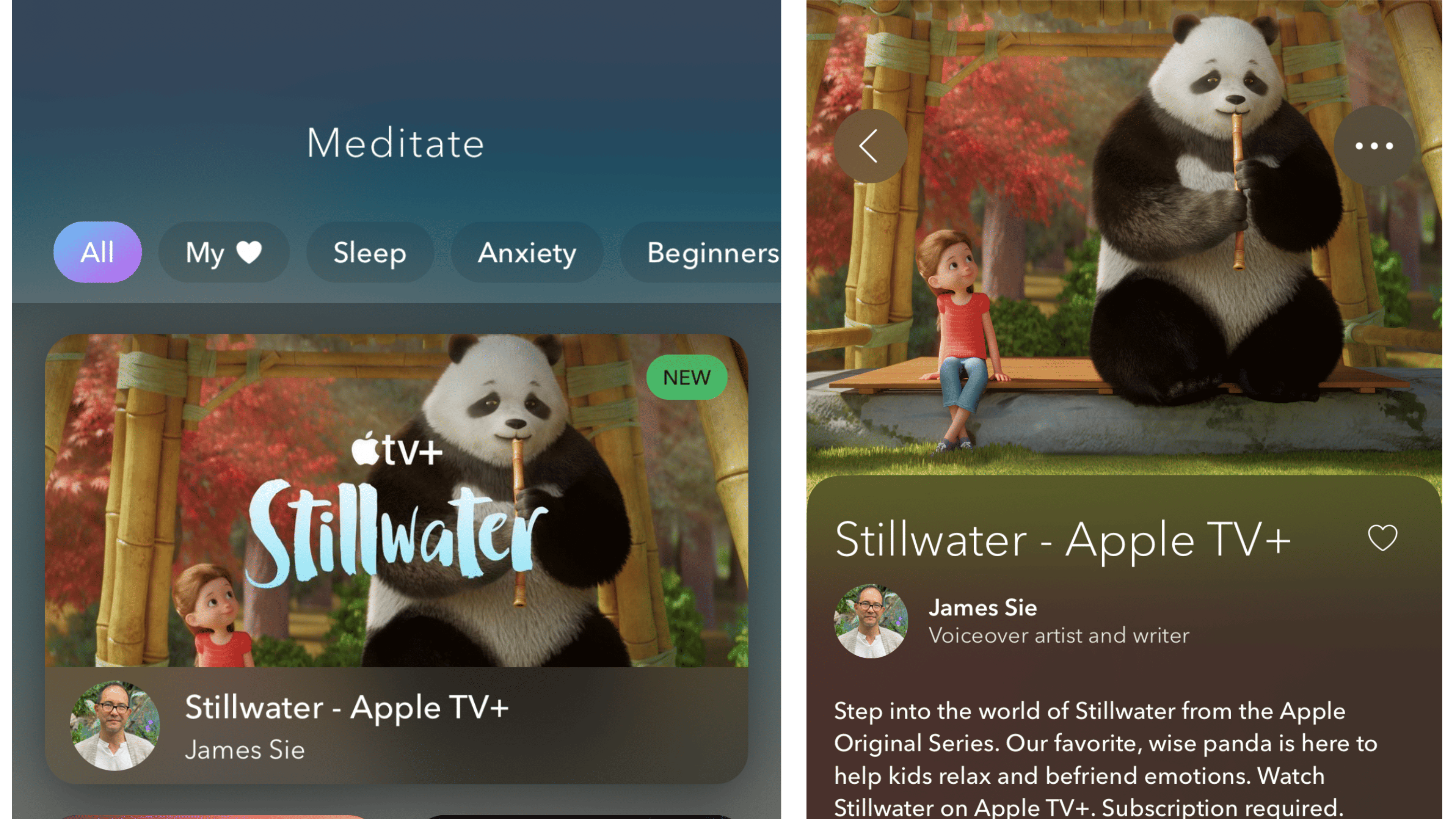‘Stillwater’ Meditations Available in Calm Mindfulness App