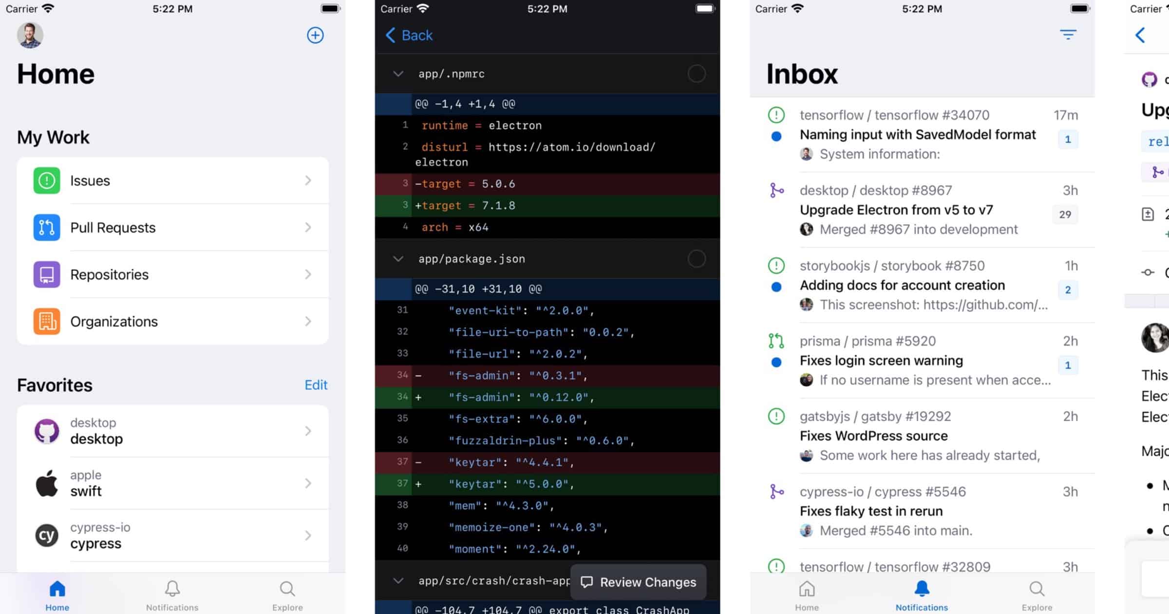 GitHub Mobile Introduces Push Notifications in Latest Update