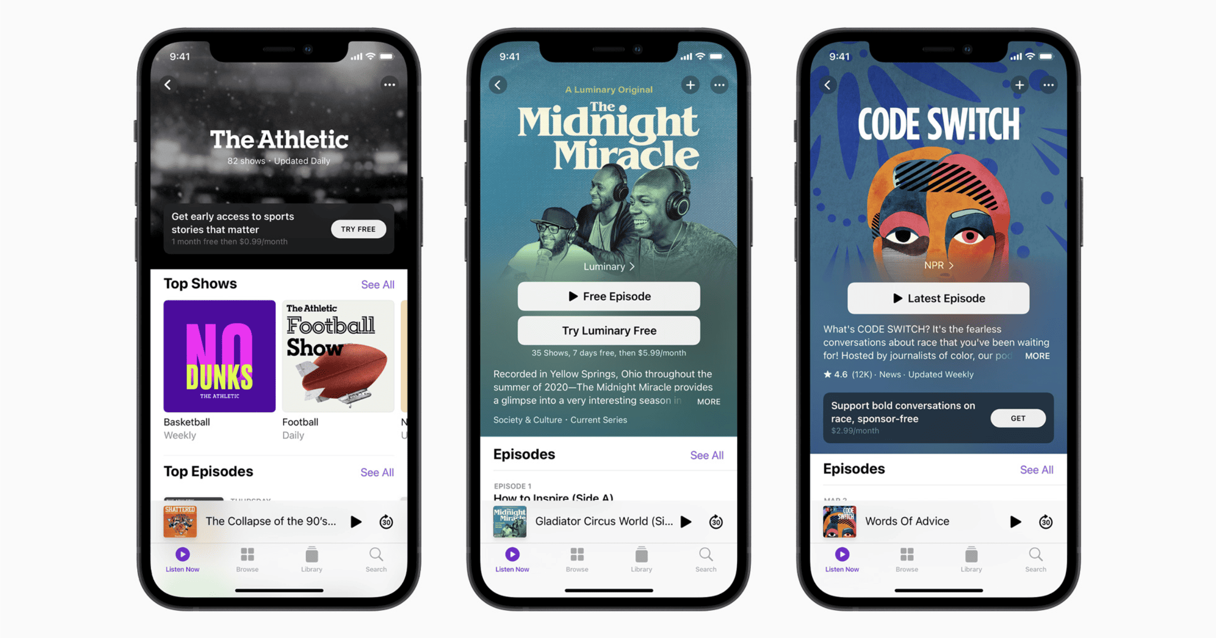 Apple Podcast Subscriptions