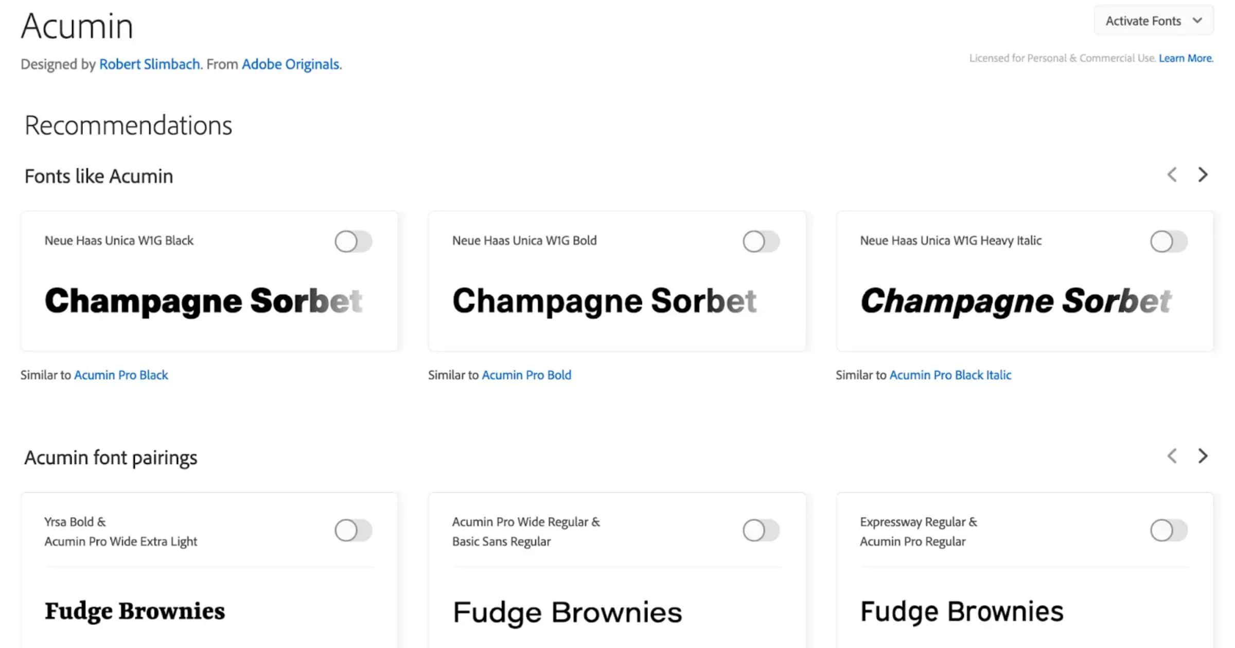 Adobe Launches New Fonts Recommendations Feature