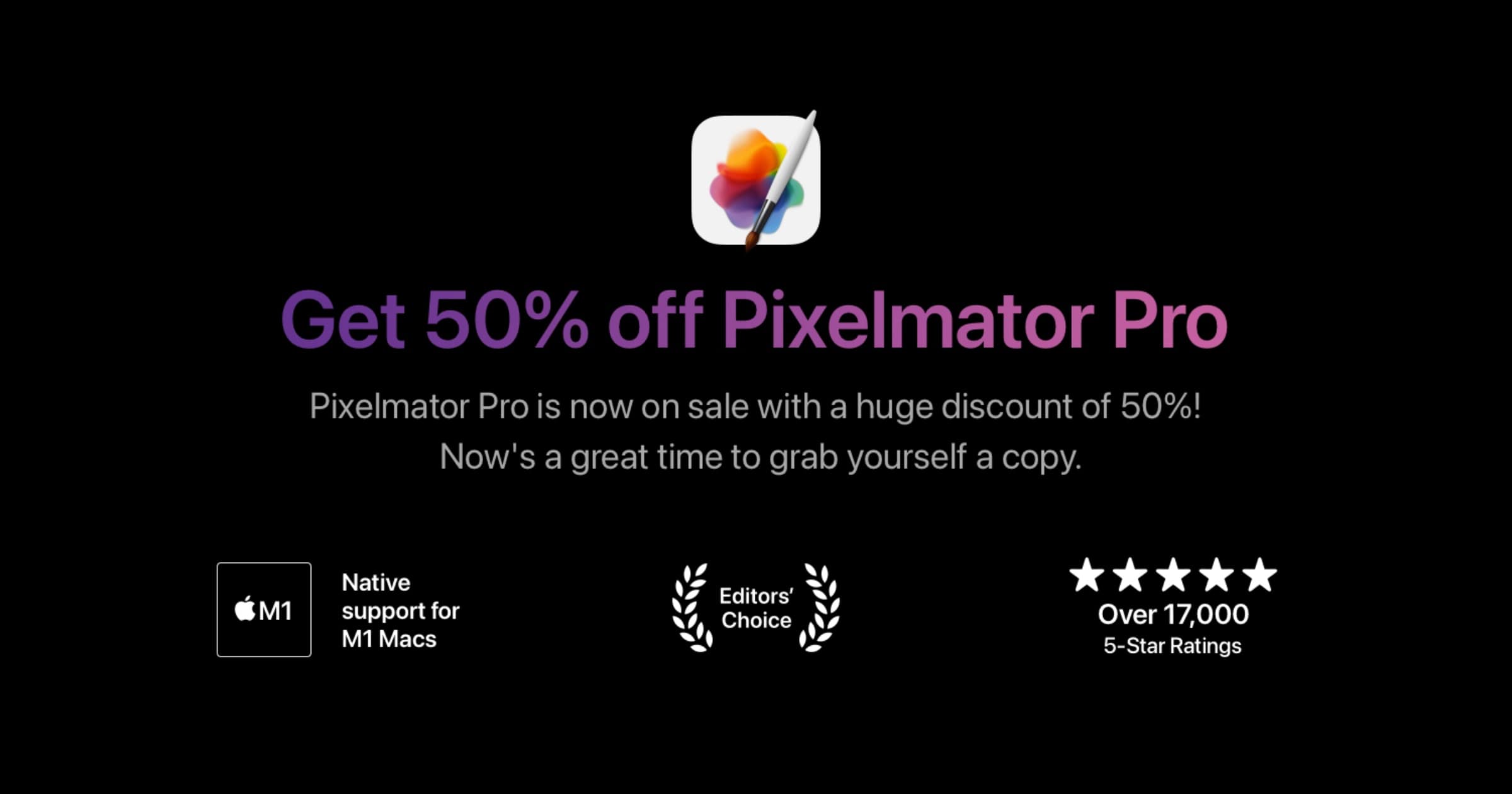 Pixelmator Pro sale