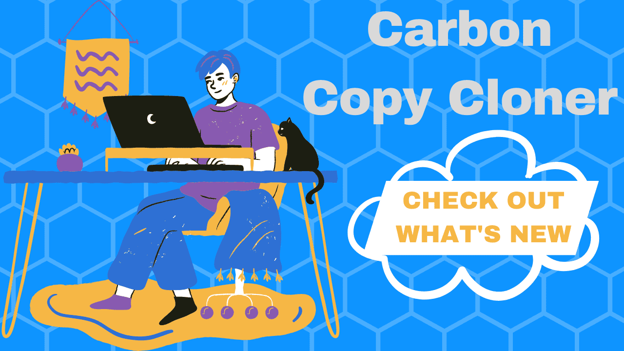 Carbon Copy Cloner información básica y extensiones de archivo