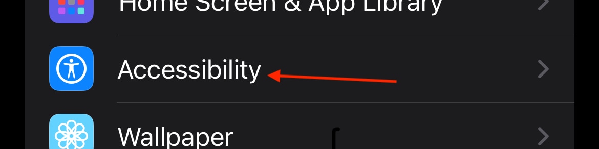 Select Accessibility Background Sounds iPhone