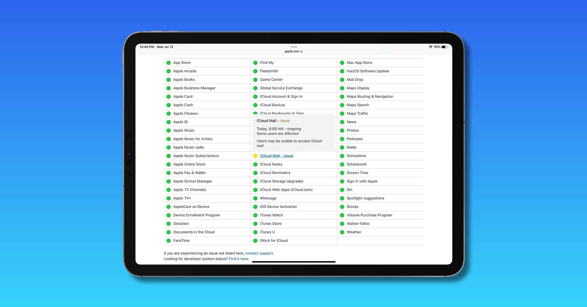 iCloud Mail Suffers System Outage for Many Apple Users The Mac Observer