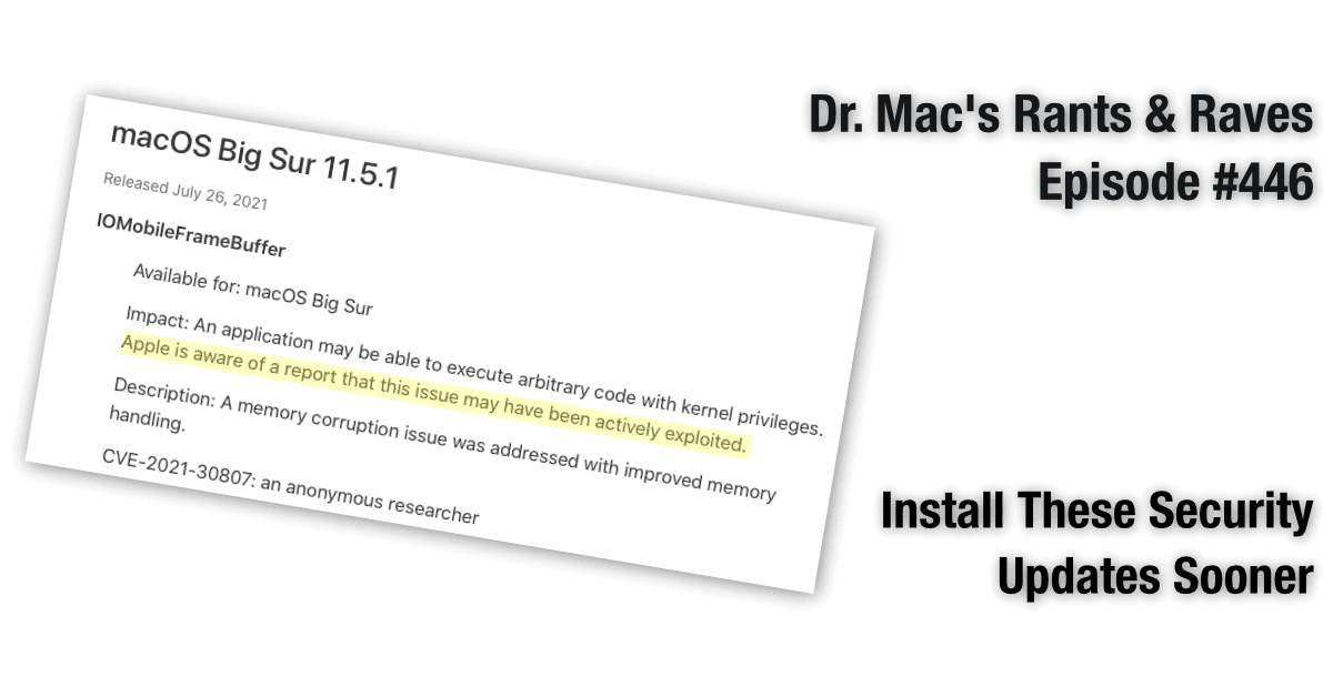 latest updates for mac