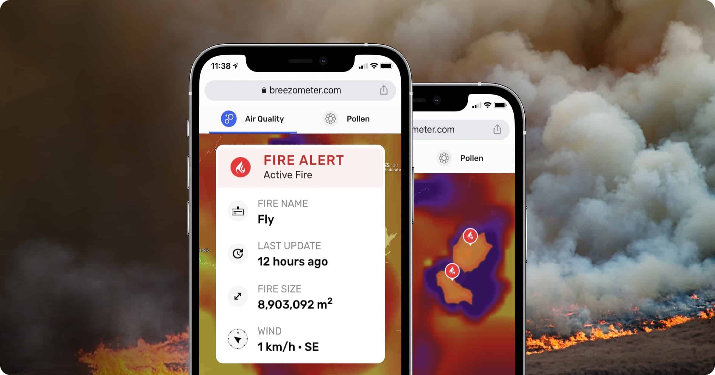 Could BreezoMeter’s New Wildfire Tracker Come to Apple Weather?