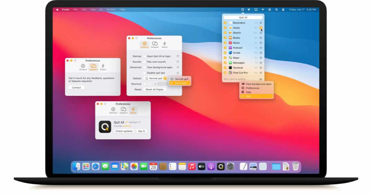Quit Every Running App on Your Mac the Easy Way with Amico App’s Quit All