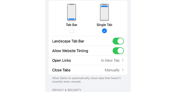 How To Put the Address Bar at the Top Again in Safari on iOS 15
