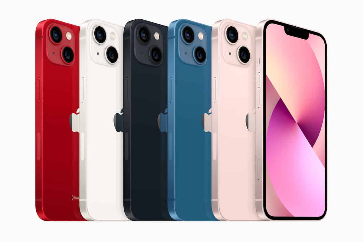 Apple iPhone 13 and iPhone 13 Mini colors