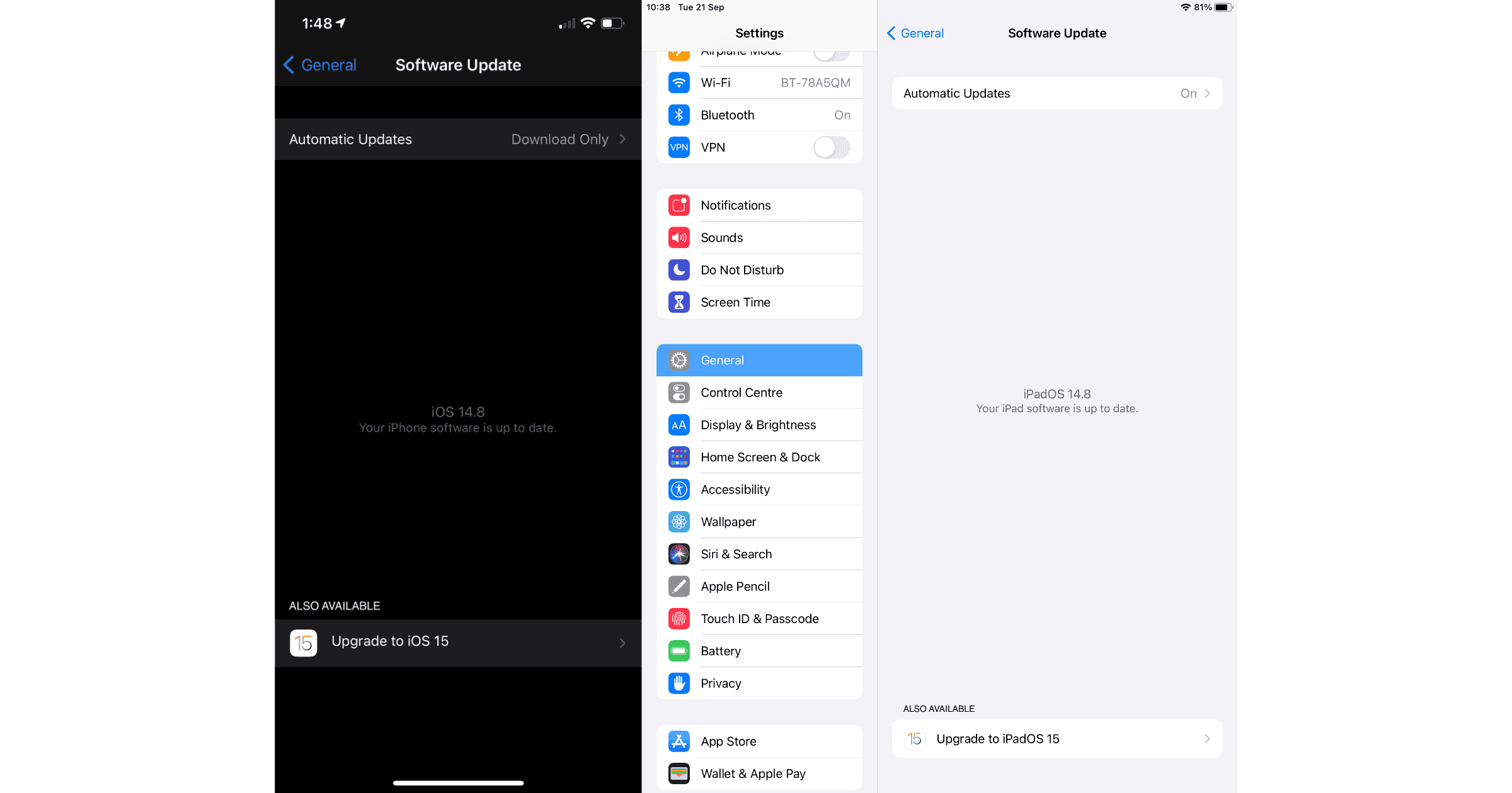 iOS 15 and iPadOS 15 Are Optional Updates