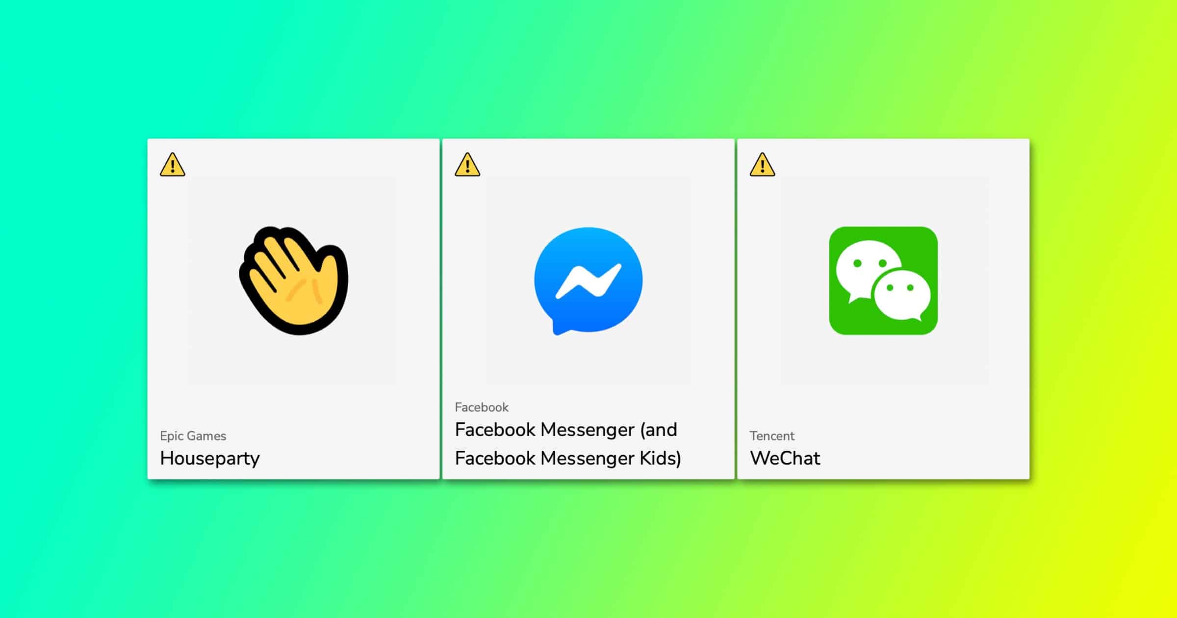 Mozilla Adds Facebook Messenger, Houseparty, and WeChat to ‘Privacy Not Included’ Guide