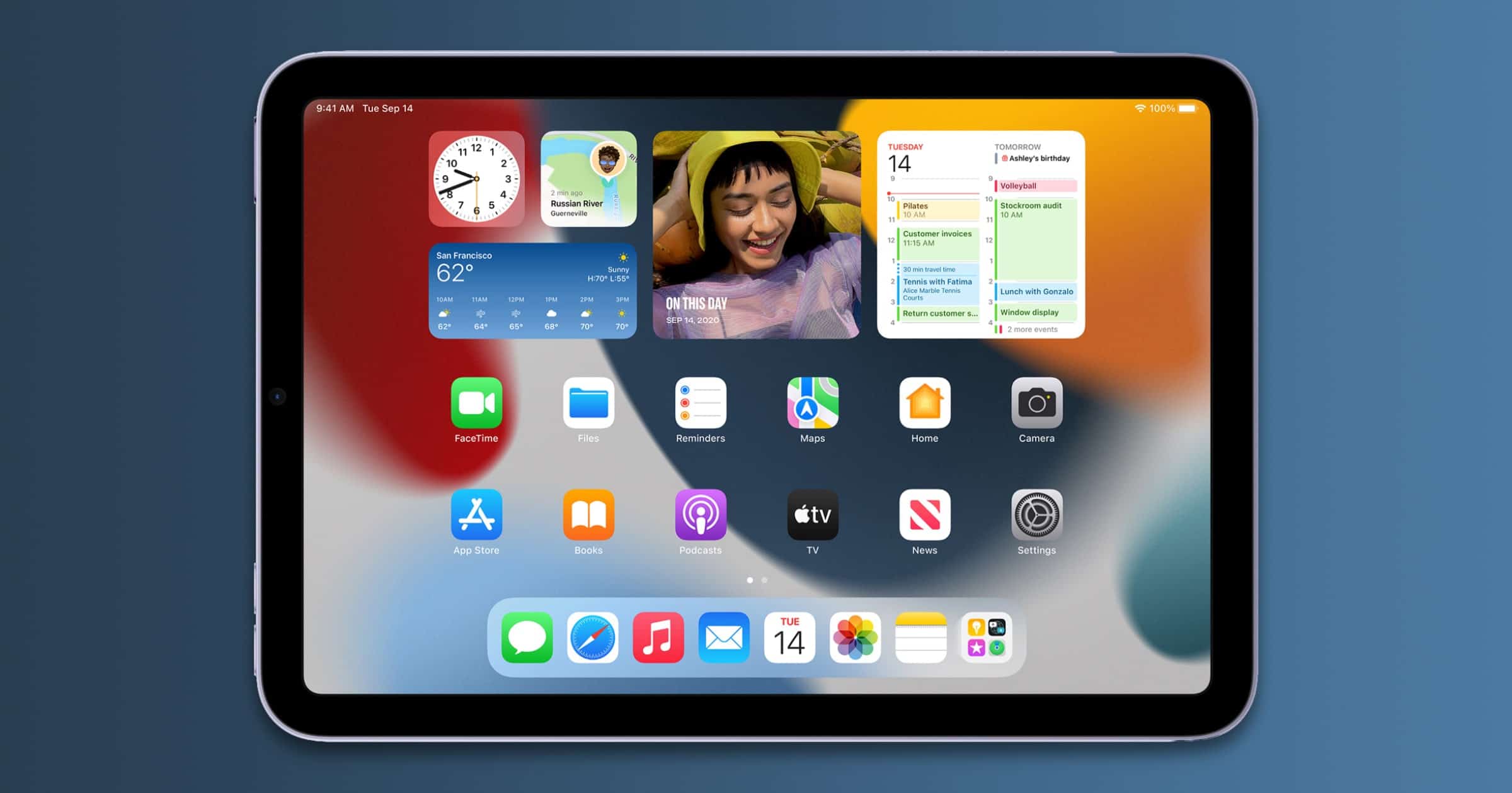 iPadOS 15 on iPad mini