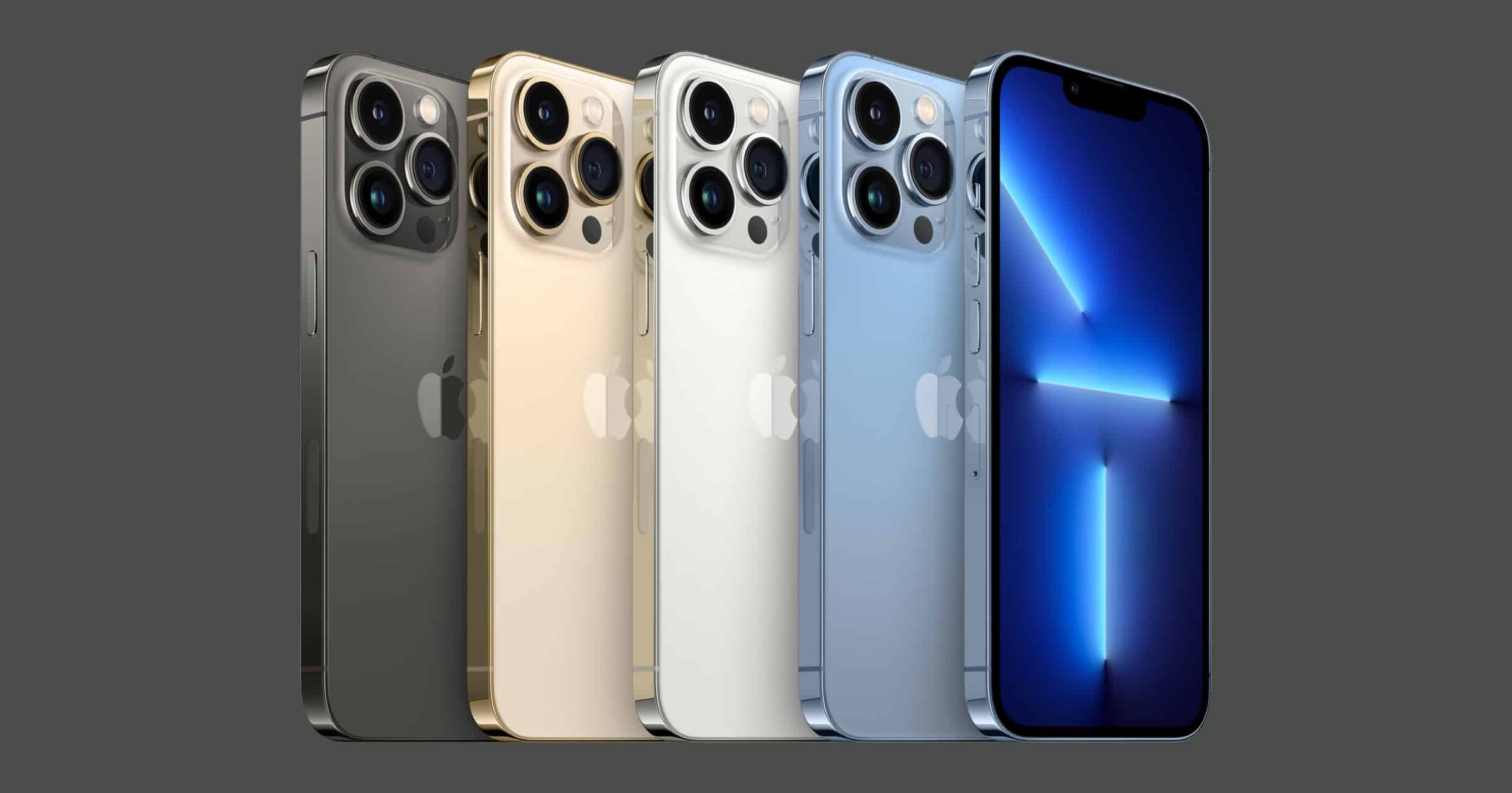 iPhone 13 pro lineup