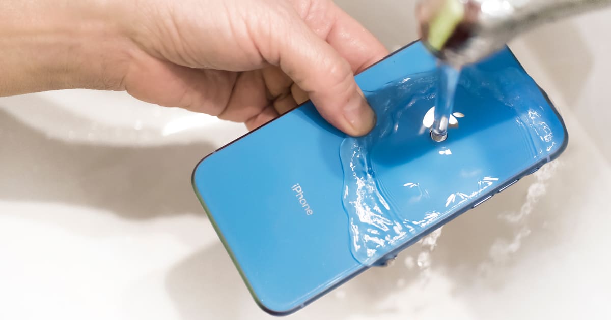 iPhone XR water resistance