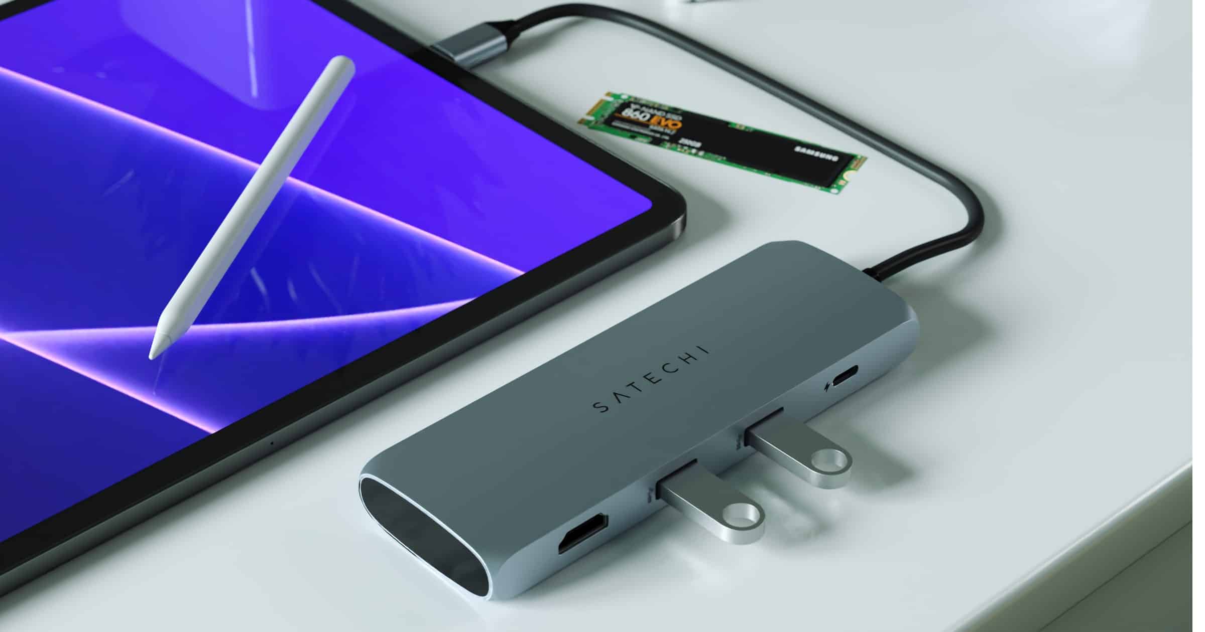 Satechi Unveils USB-C Hybrid Multiport Adapter With Built-in SSD Compartment