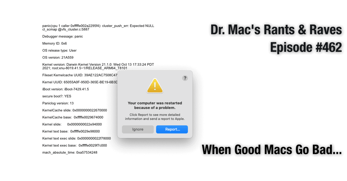 When Good Macs Go Bad… (Part I)